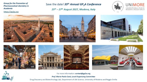 The flyer for the 35th annual GP2A conference