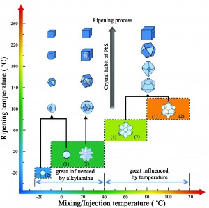 Shape-controlled synthesis of PbS nanostructures from -20 to 240 °C: the competitive process between growth kinetics and thermodynamics