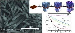 ZnO nanorods/Ag nanoparticles heterostructures with tunable Ag contents: A facile solution-phase synthesis and applications in photocatalysis 