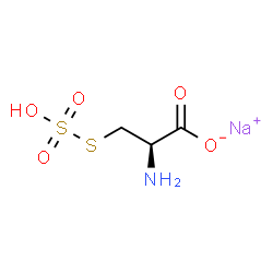 Chemical structure of Sodium S-sulfocysteine