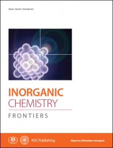 Inorganic Chemistry Frontiers Cover