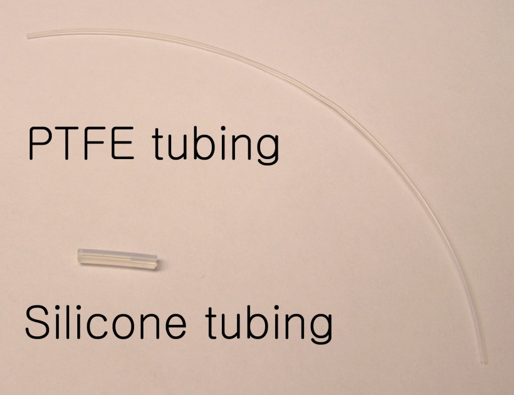 A simple interface between a PDMS microfluidic device and a syringe ...