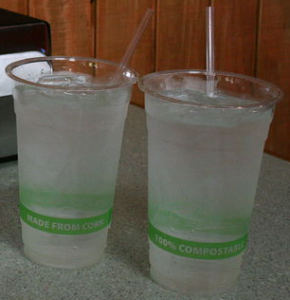 Biodegradable PLA cups