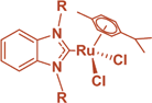 Anti-cancer ruthenium N-heterocyclic carbenes