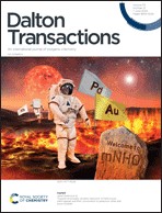 Dalton Transactions outside front cover for vol 53, issue 21.
