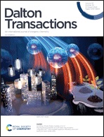 Dalton Transactions outside front cover for vol 53, issue 30.