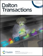 Dalton Transactions outside front cover for vol 53, issue 32.