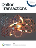 Dalton Transactions outside front cover for vol 53, issue 34.