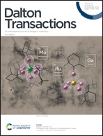 Dalton Transactions outside front cover for vol 53, issue 42.