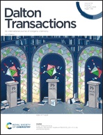 Dalton Transactions outside front cover for vol 54, issue 2.