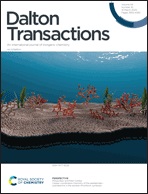 Dalton Transactions outside front cover for vol 54, issue 10.