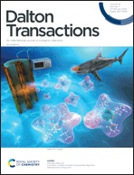 Dalton Transactions outside front cover for vol 54, issue 7.