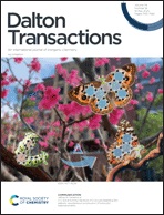Dalton Transactions outside front cover for vol 54, issue 18.