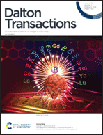 Dalton Transactions outside front cover for vol 55, issue 1.