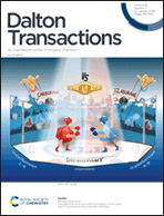Dalton Transactions outside front cover for vol 55, issue 3.