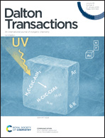 Dalton Transactions inside front cover for vol 55, issue 4.