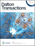 Dalton Transactions outside front cover for vol 55, issue 7.