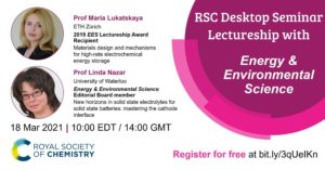 RSC Desktop Seminar Lectureship with EES