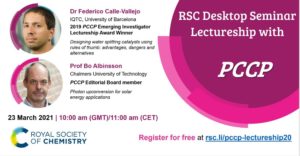 RSC Desktop Seminar Lectureship with PCCP