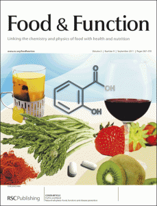 Food & Function issue 9 inside cover
