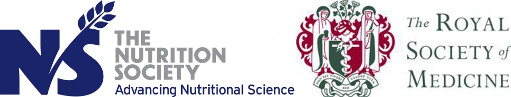 the logos for the Nutrition Scoiety and The Royal Society of Medicine