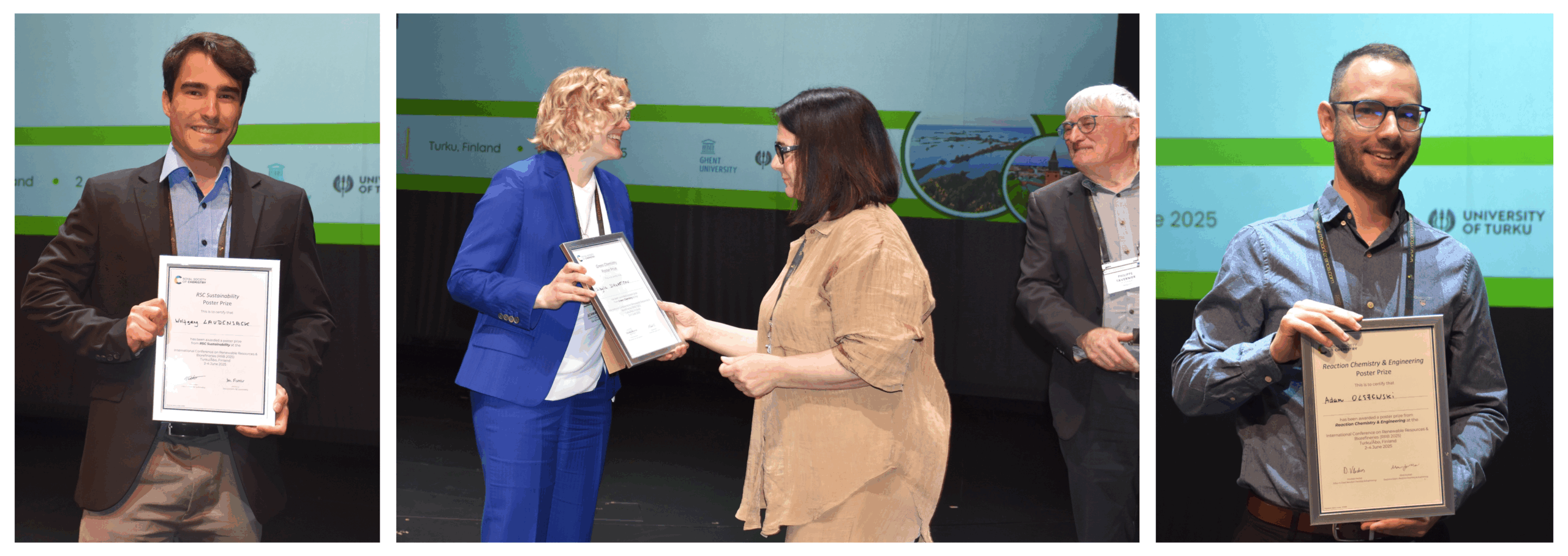 Best PhD talk prizes being awarded at RRB 2025.