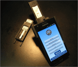 Integrated Rapid-Diagnostic-Test Reader Platform on a Cellphone