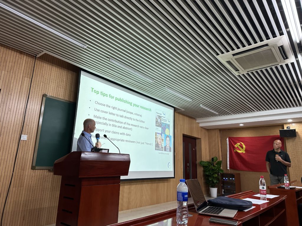 Presentation of a Publishing talk at Tsinghua University