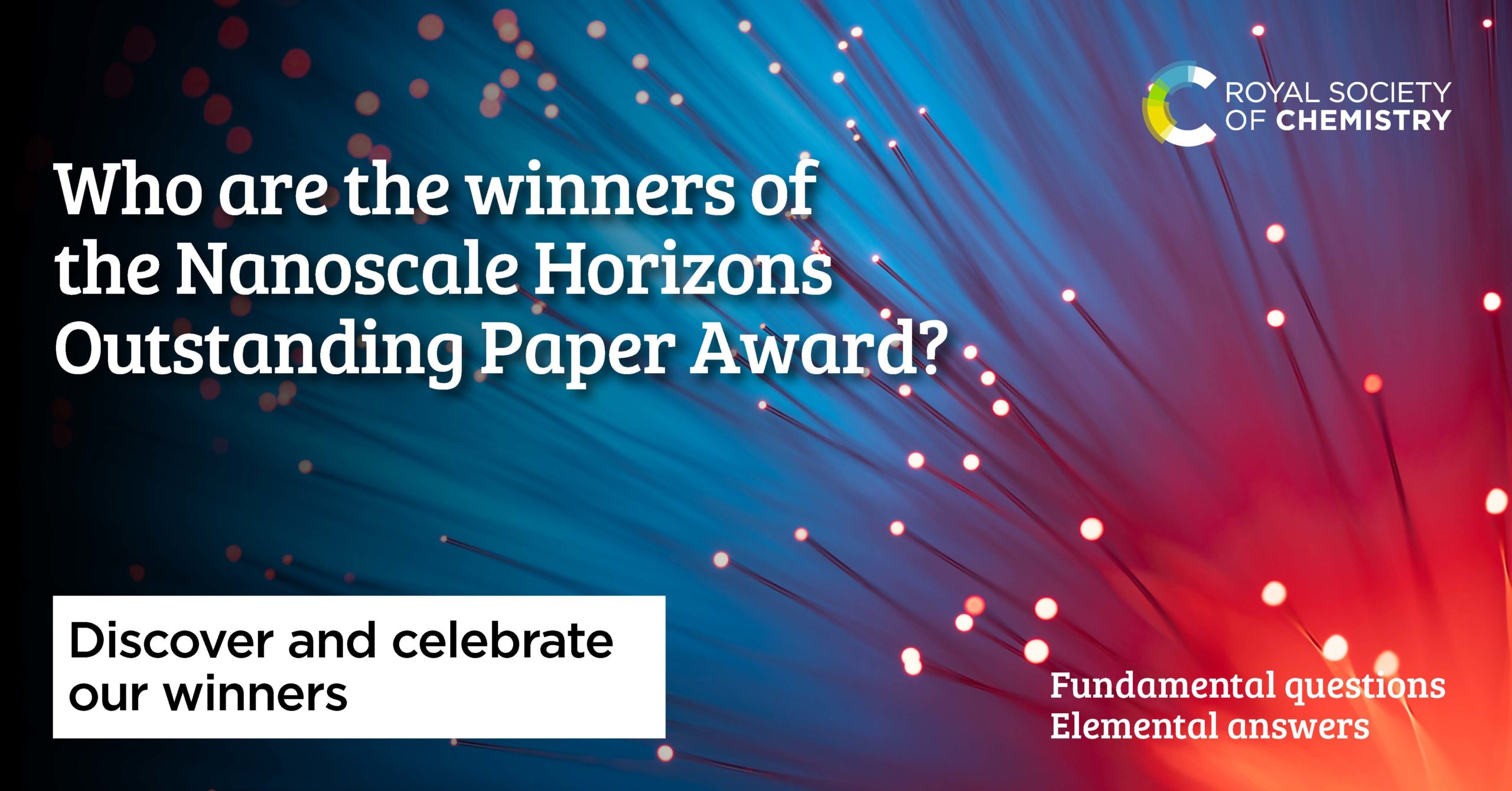 Nanoscale Horizons Outstanding Paper Award promotional graphic.