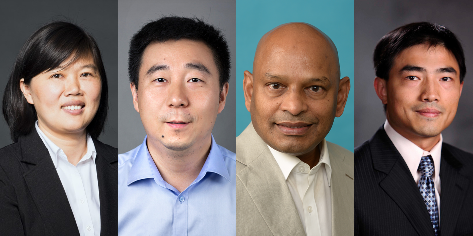 Professor Jinlan Wang, Professor Yuanjian Zhang, Professor Seeram Ramakrishna and Professor Guihua Yu.