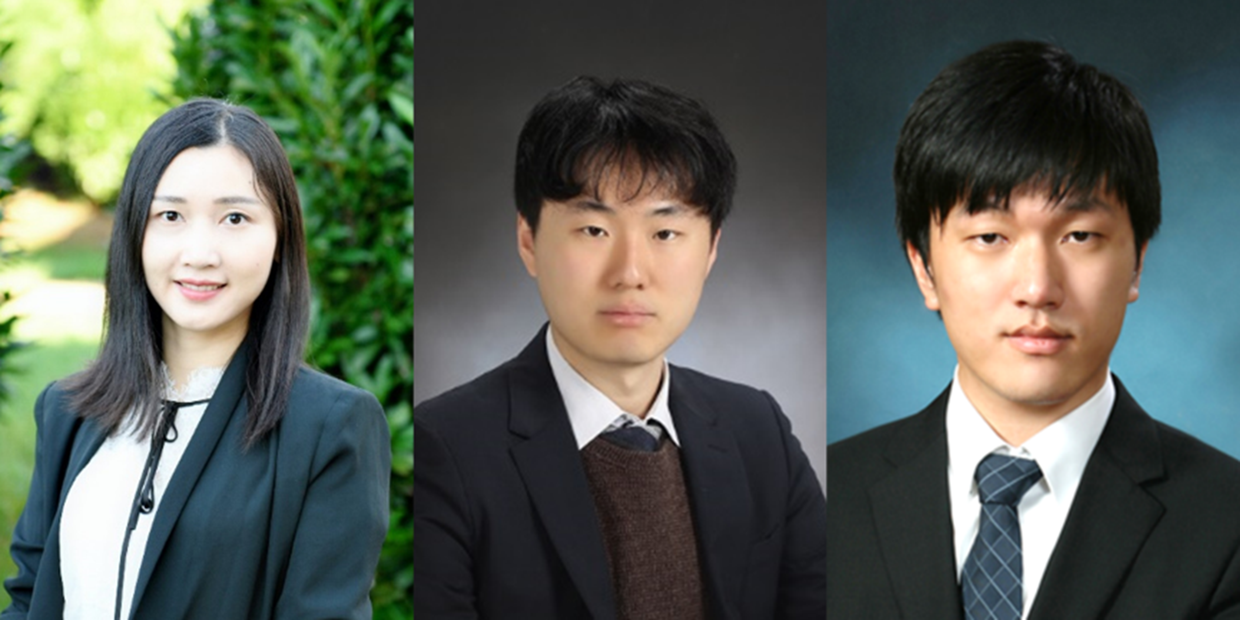 Dr Huiyuan Zhu, Dr Sukjoon Hong and Dr Joonmyung Choi.