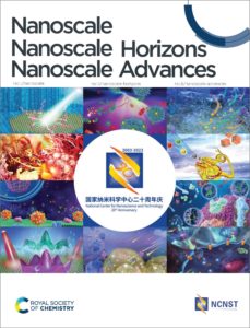 Cover for NCNST anniversary collection featuring some of the previous Nanoscale Horizons and Nanoscale covers from NCNST researchers over the last 20 years.