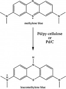 Formation mechanism of colorless leucomethylene blue