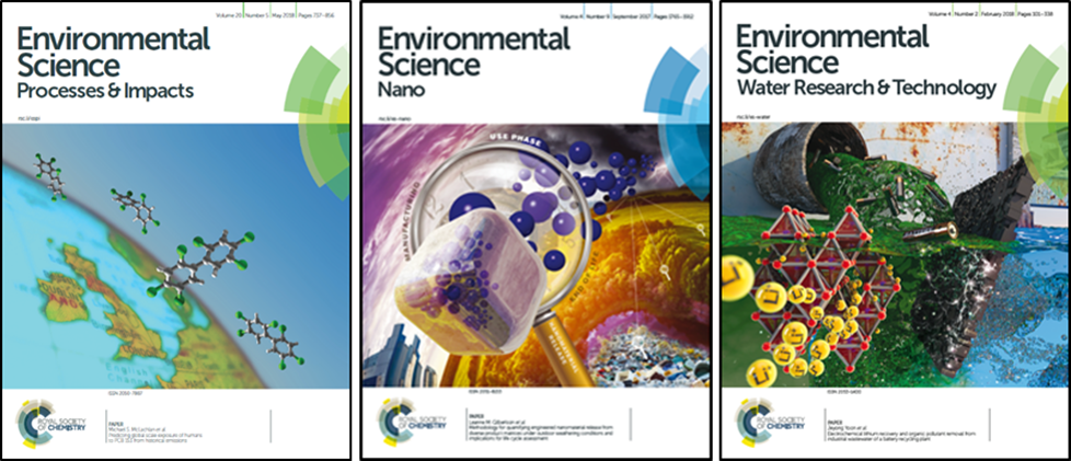 environmental science journals, ESPI, Environmental Science Processes & Impacts, ES Nano, Environmental Science Nano, ESWRT, Environmental Science Water Research & Technology