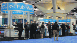 RSC Publishing exhibition booth