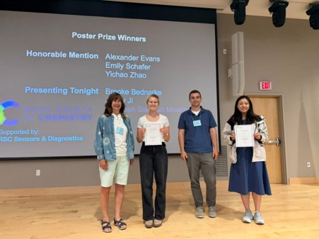 The award winners and journal editor