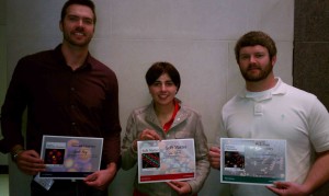 The three poster prize winners