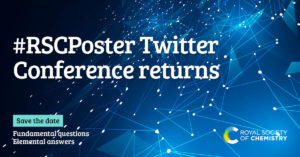 Banner announcing the return of #RSCPoster
