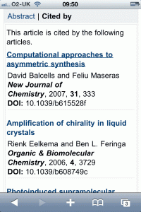 Cited Article on Mobile site