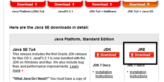 Updating Java