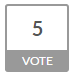 example of vote button